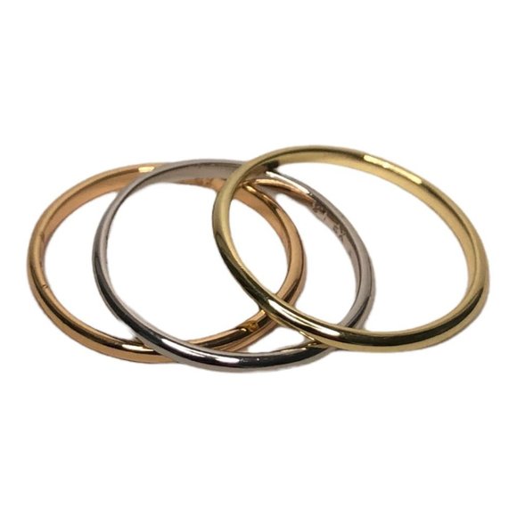 Three tone ring  (3 pc) - Picture 1 of 2